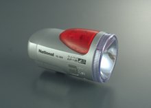 【希少 新品】ナショナル 懐中電灯 グッドデザイン賞 大型 ライト 昭和レトロ 昭和レトロ】ナショナル 懐中電灯 未使用 National【稀少