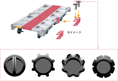 アルミ製台車