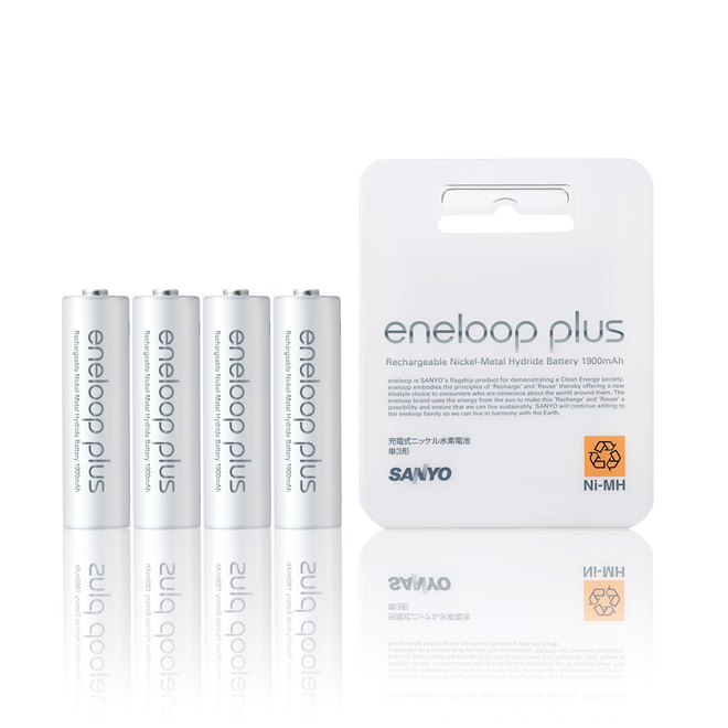 SANYO eneloop ニッケル水素電池 黒 サンヨー ハイブリッド