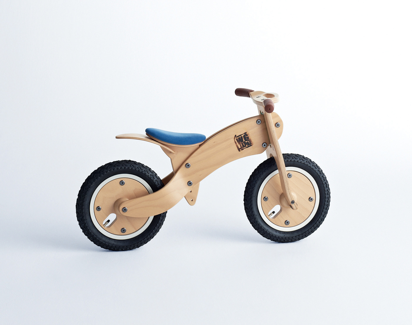 曲げ木 木製二輪玩具 ベントウッドサイクル タイプゼロワン