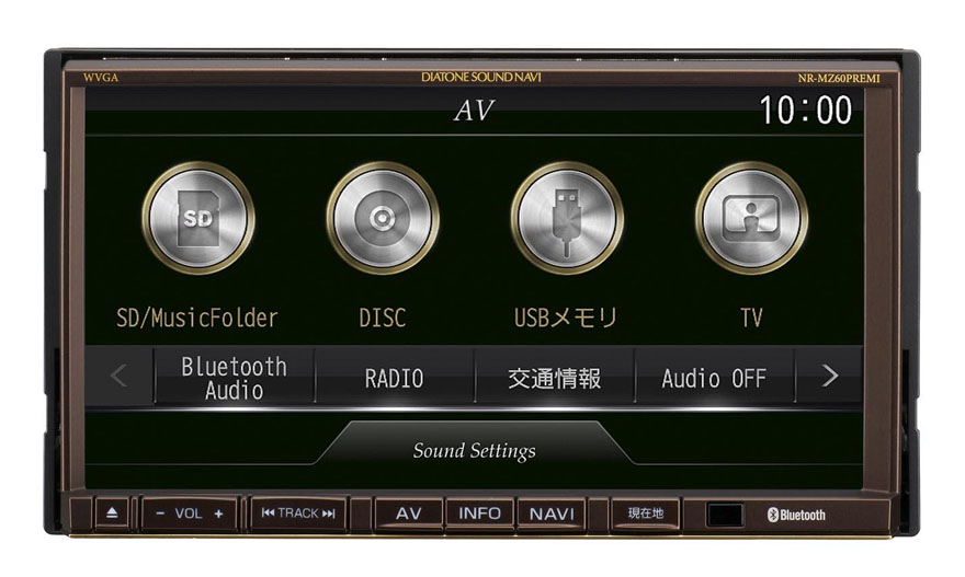 DVD・CDメカ内蔵 カーナビ NR-MZ200PREMI-2 ［7型 /フルセグ