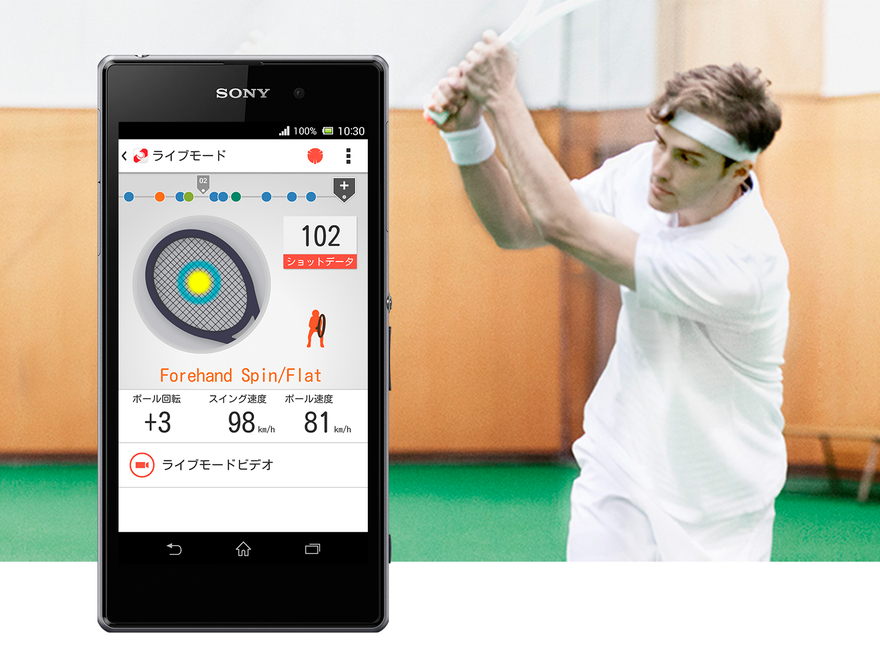 ソニー スマート テニス センサー Smart Tennis Sensor - テニス