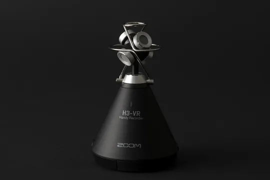 ZOOM H3-VR ambisonic recorder for 360-degree audio capture