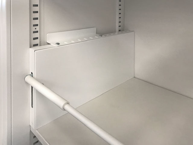 書架用感震式落下防止バー