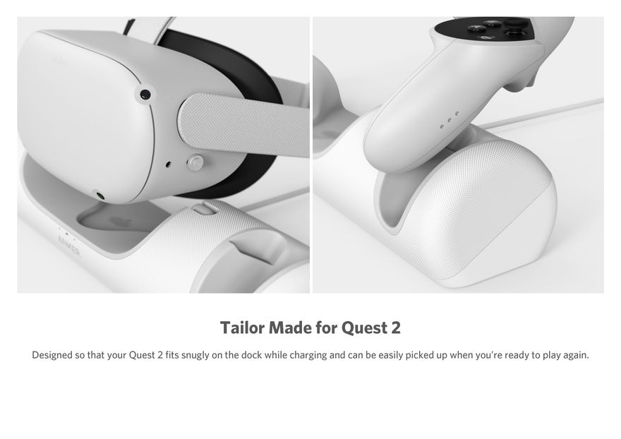 Anker Charging Dock for Oculus Quest 2