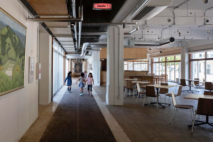 減築耐震補強による廃校舎の利活用