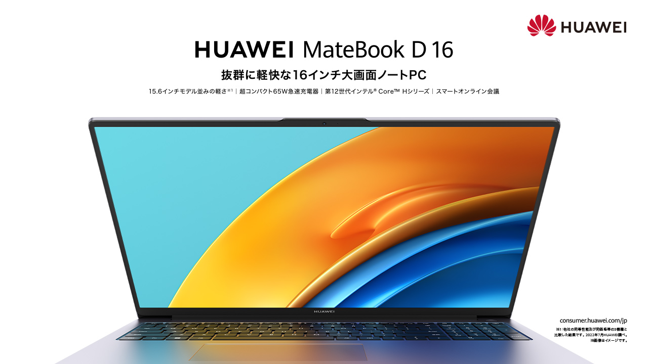2022年 HUAWEI Matebook D15 第11世代Intel