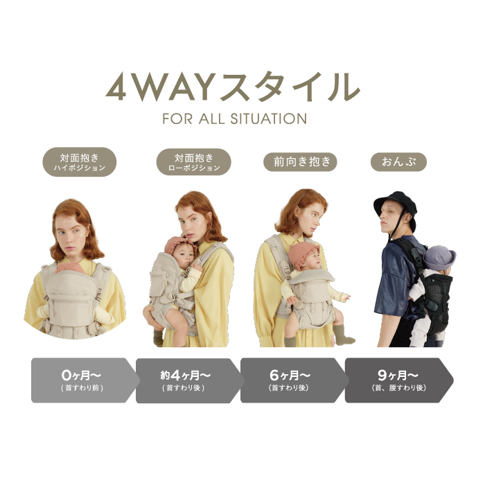 Pikimama ピキママスリング ブラック 新Mサイズ 抱っこひも・スリング