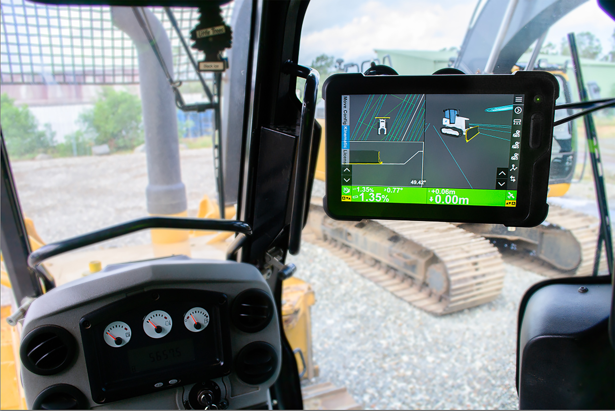 Control Display for Heavy Machinery