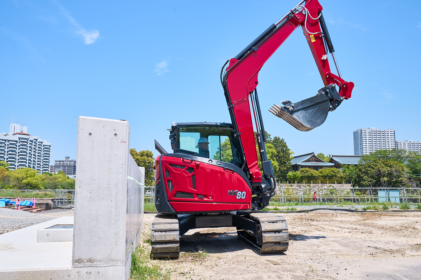 YANMAR ViO80 ミニチュア 油圧ショベル YANMAR ViO80 ミニチュア 油圧ショベル 後方超小旋回油圧