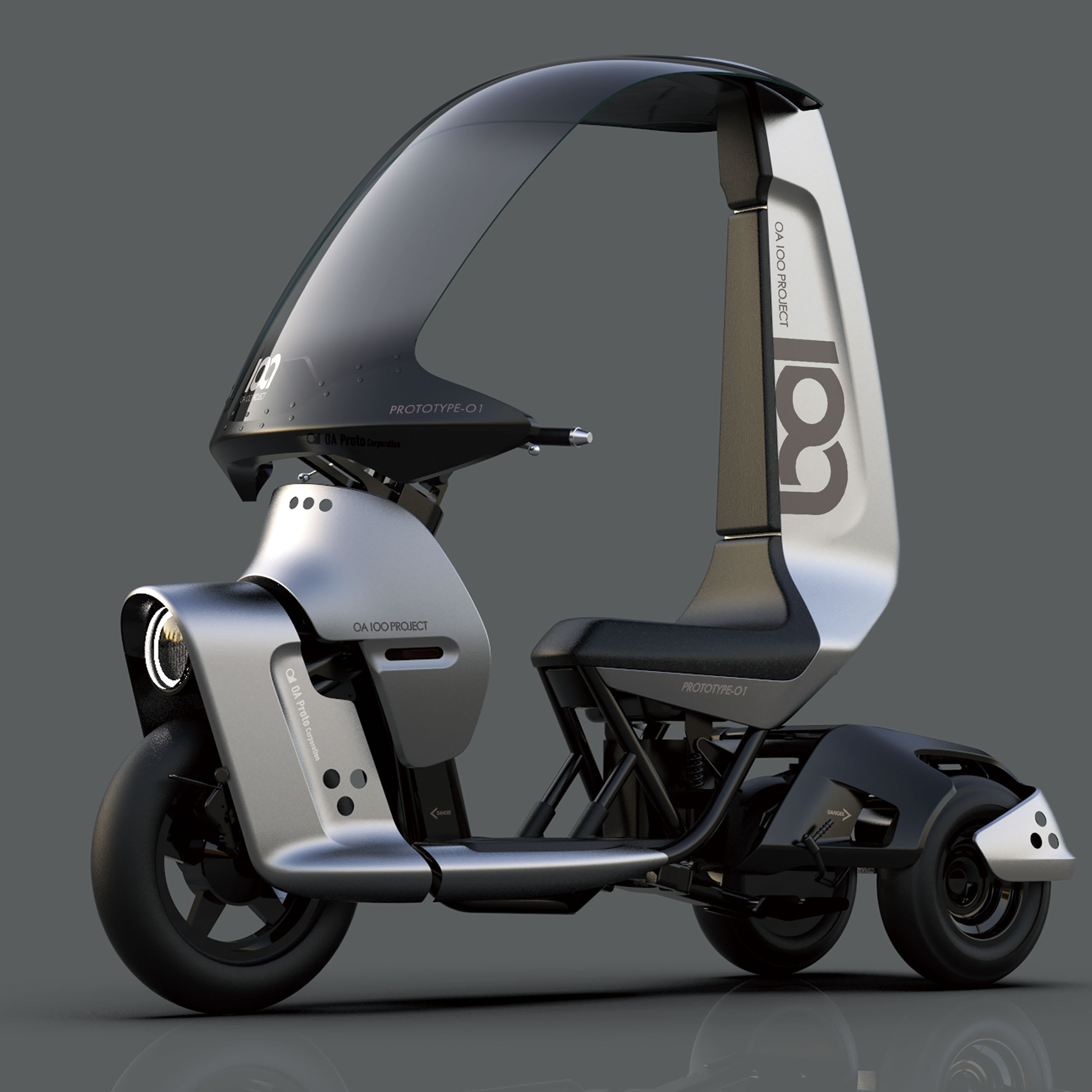 全天候型三輪ビークル