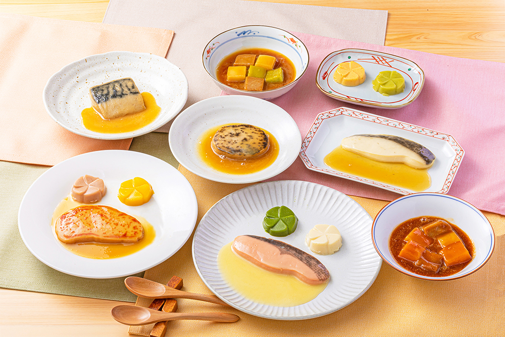 高齢者向けデザイン付き嚥下食