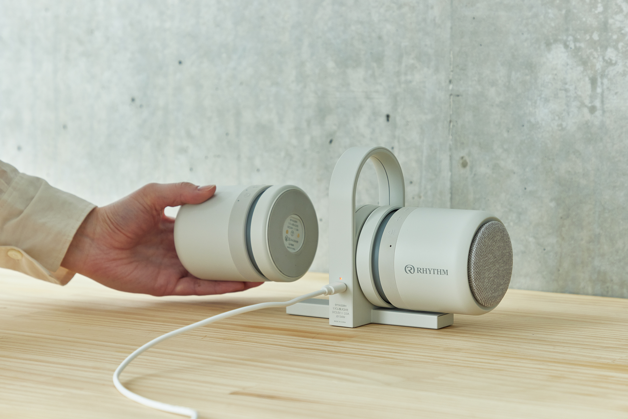 リズム(RHYTHM) Bluetooth スピーカー ステレオ対応 【グッドデ リズム(RHYTHM) Bluetooth スピーカー ステレオ対応 【グッド