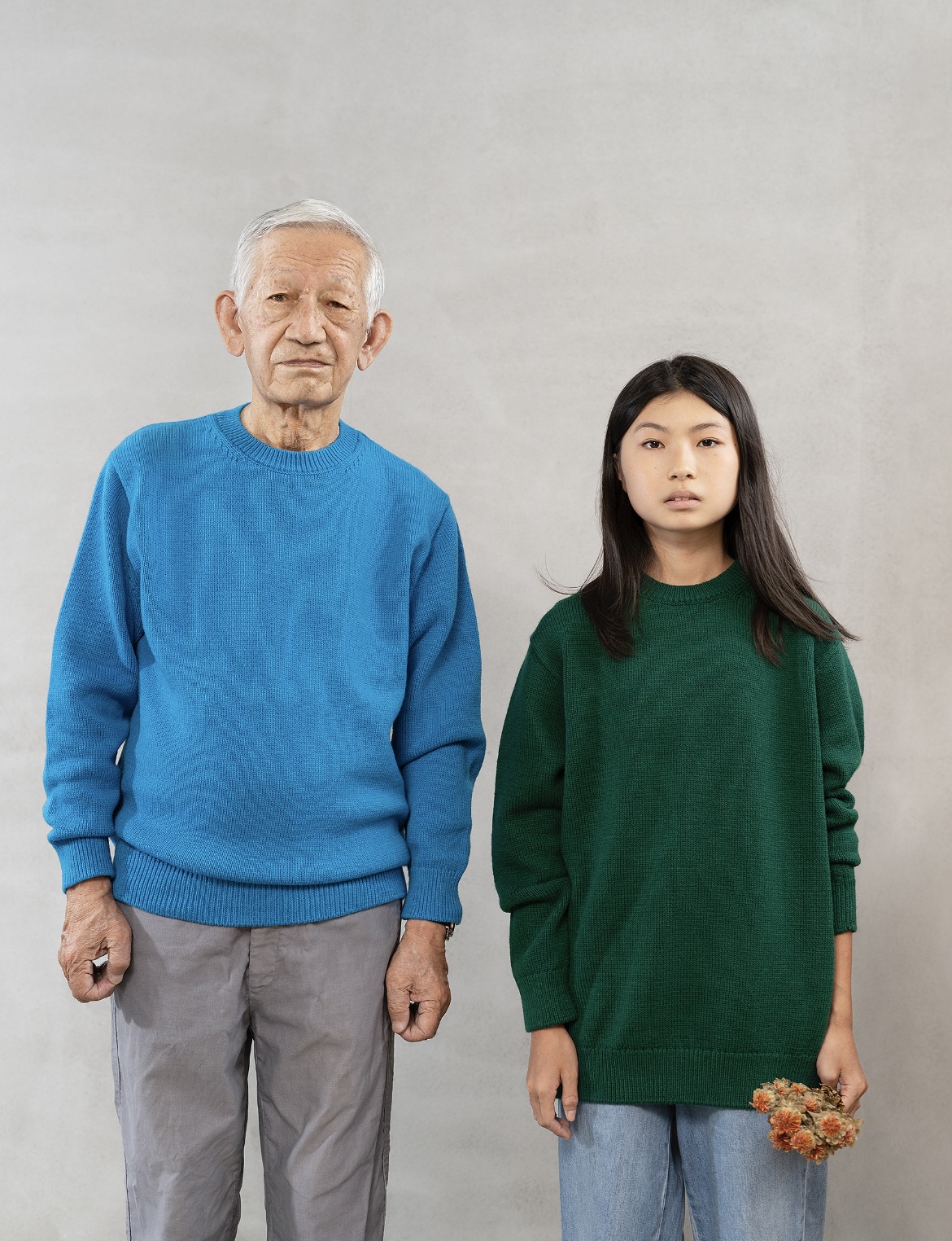 archivio セーターグリーン 新品未使用タグ付き　30,800円サイズ38 ライバーの顔が全面に、トレンド入りも果たした“KD”クリスマスセーター